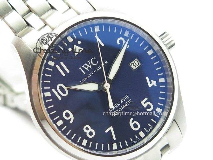MIROTIME 0301 Durable Mark XVIII Le Petit Prince IW327004 SS Mk Maker Best Edition Blue Dial On SS Bracelet A 7297